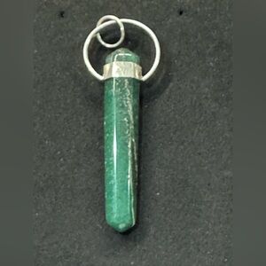 Malachite pendant - vintage